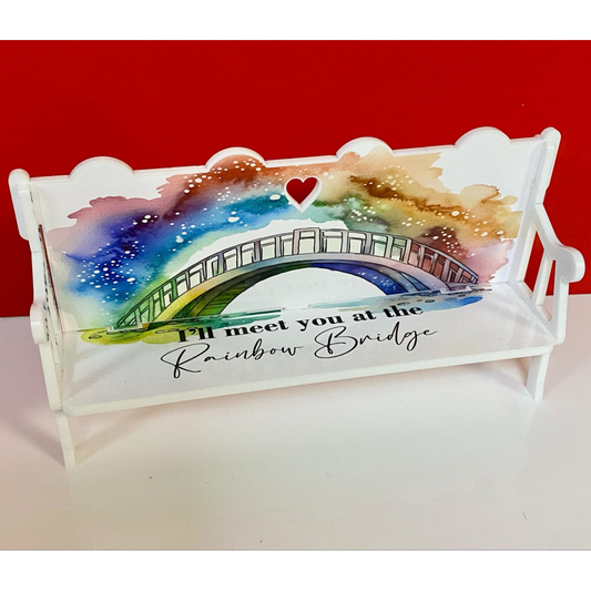 PRINTED RAINBOW BRIDGE VINYL FOR BENCH (WC1799)