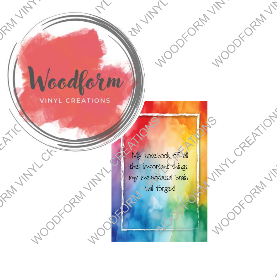 RAINBOW SUBLIMATED A5 NOTEBOOK