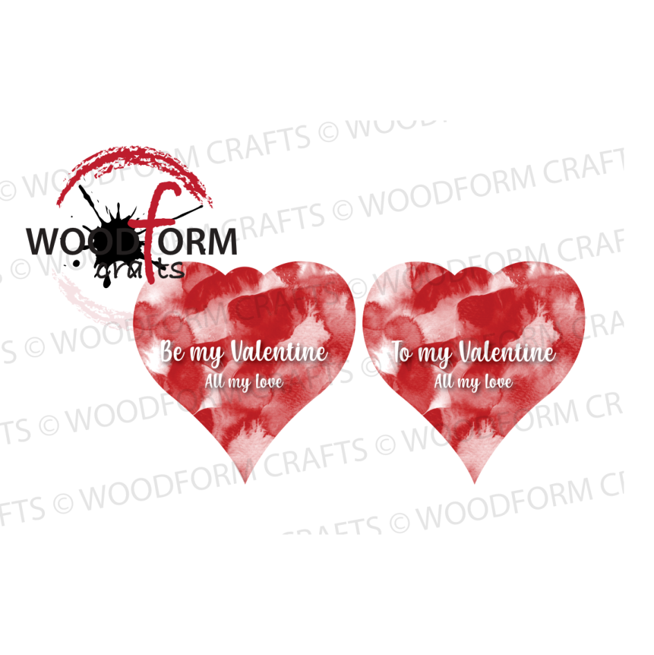 RED & PINK VALENTINES DESIGN PNG DIGITAL FILE (PACK OF 2) FOR HEART WITH MONEY SLOT (WC1879)