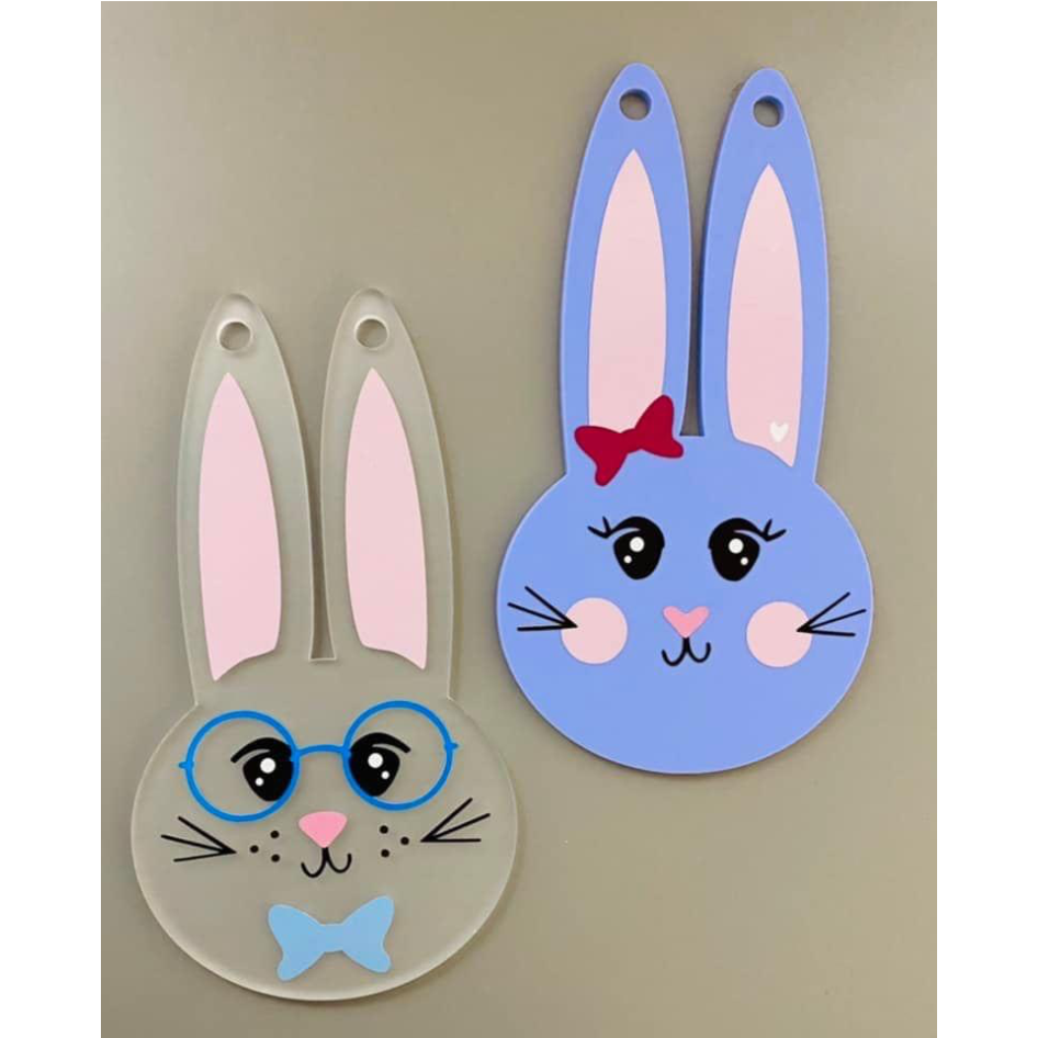 PRINTED VINYL FOR HANGING BUNNY HEAD (WC1721) CC