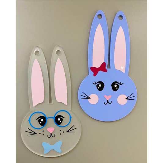 PRINTED VINYL FOR HANGING BUNNY HEAD (WC1721) CC