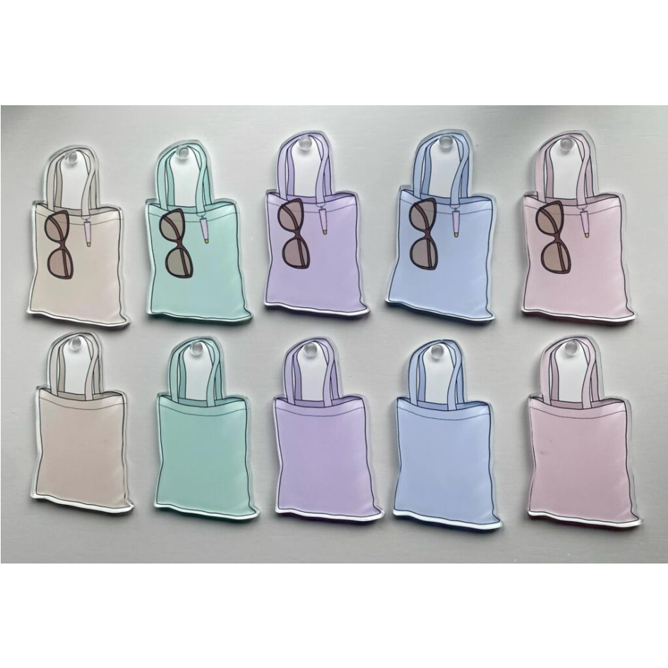 Sublimated Tote Bag keyring (WC2299)