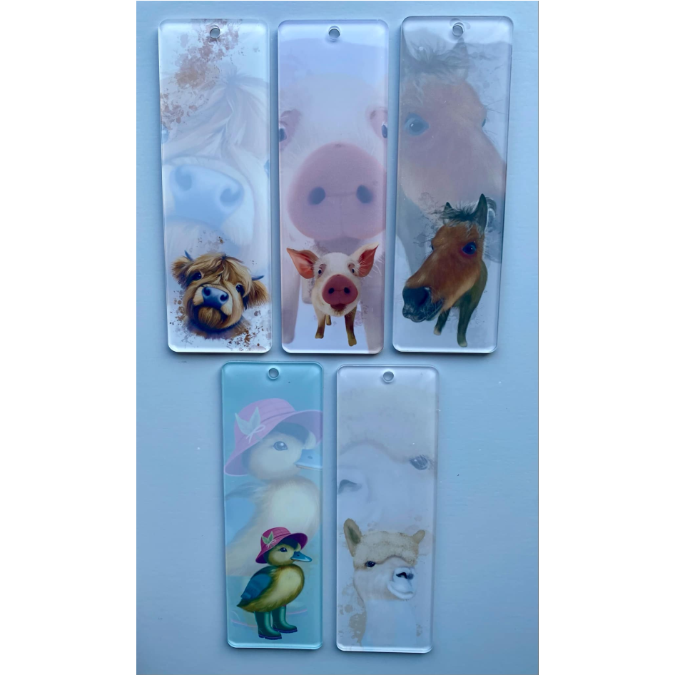 Sublimated Animal Theme Bookmark (WC1592)