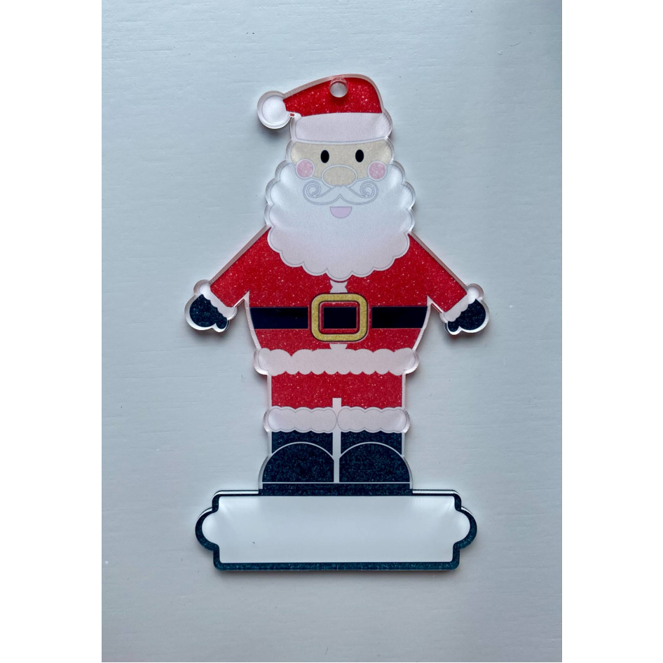 SUBLIMATED SANTA WITH BAR (CC0385)