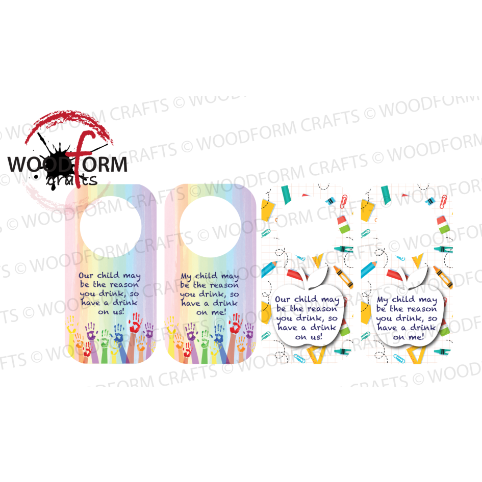 TEACHER ‘REASON YOU DRINK’ BOTTLE TAG PNG DIGITAL DOWNLOAD FILE (PACK OF 4)