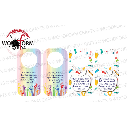 TEACHER ‘REASON YOU DRINK’ BOTTLE TAG PNG DIGITAL DOWNLOAD FILE (PACK OF 4)