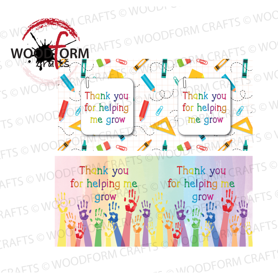 ‘THANK YOU’ MUG WRAP DESIGN PNG DIGITAL DOWNLOAD FILE (PACK OF 2)