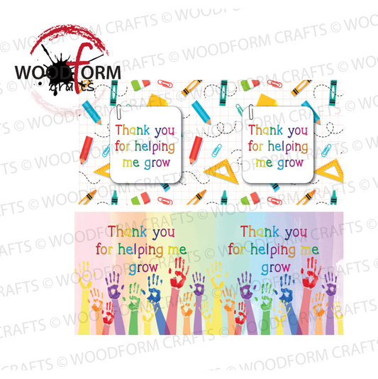 ‘THANK YOU’ MUG WRAP DESIGN PNG DIGITAL DOWNLOAD FILE (PACK OF 2)