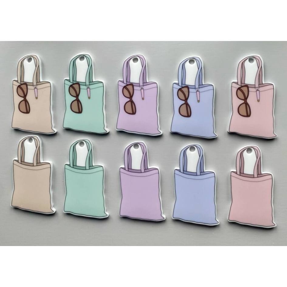 Sublimated Tote Bag keyring (WC2299)