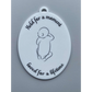 SUBLIMATED MEMORIAL BABY OVAL