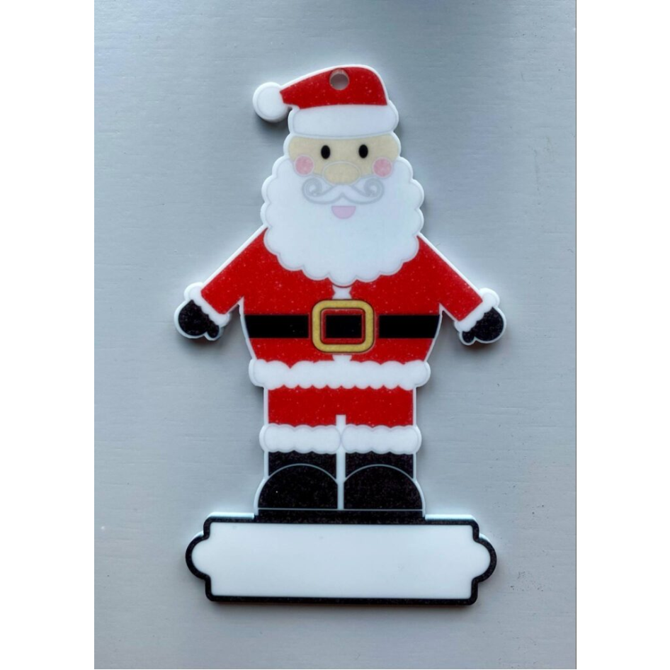 SUBLIMATED SANTA WITH BAR (CC0385)