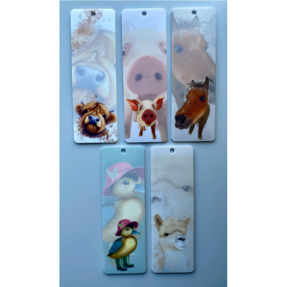 Sublimated Animal Theme Bookmark (WC1592)
