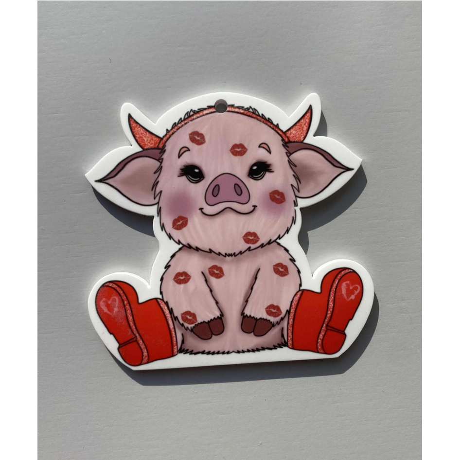 SUBLIMATED KISSES PIG (WC2272)